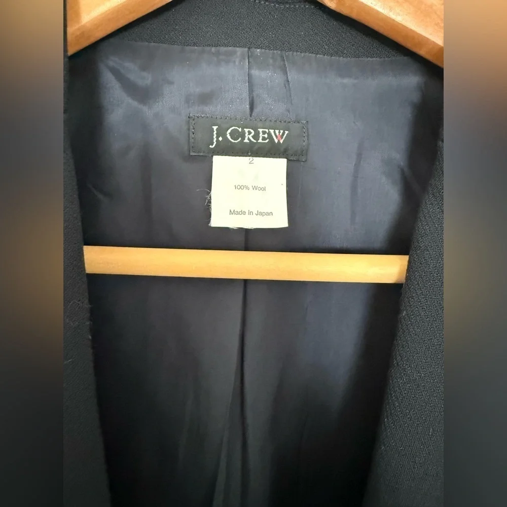 J.Crew Navy Wool Blazer size 2